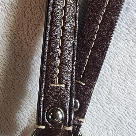 Coach Chelsea Heritage Stripe F14477 Signature Shoulder Handbag EUC - Picture 13 of 17